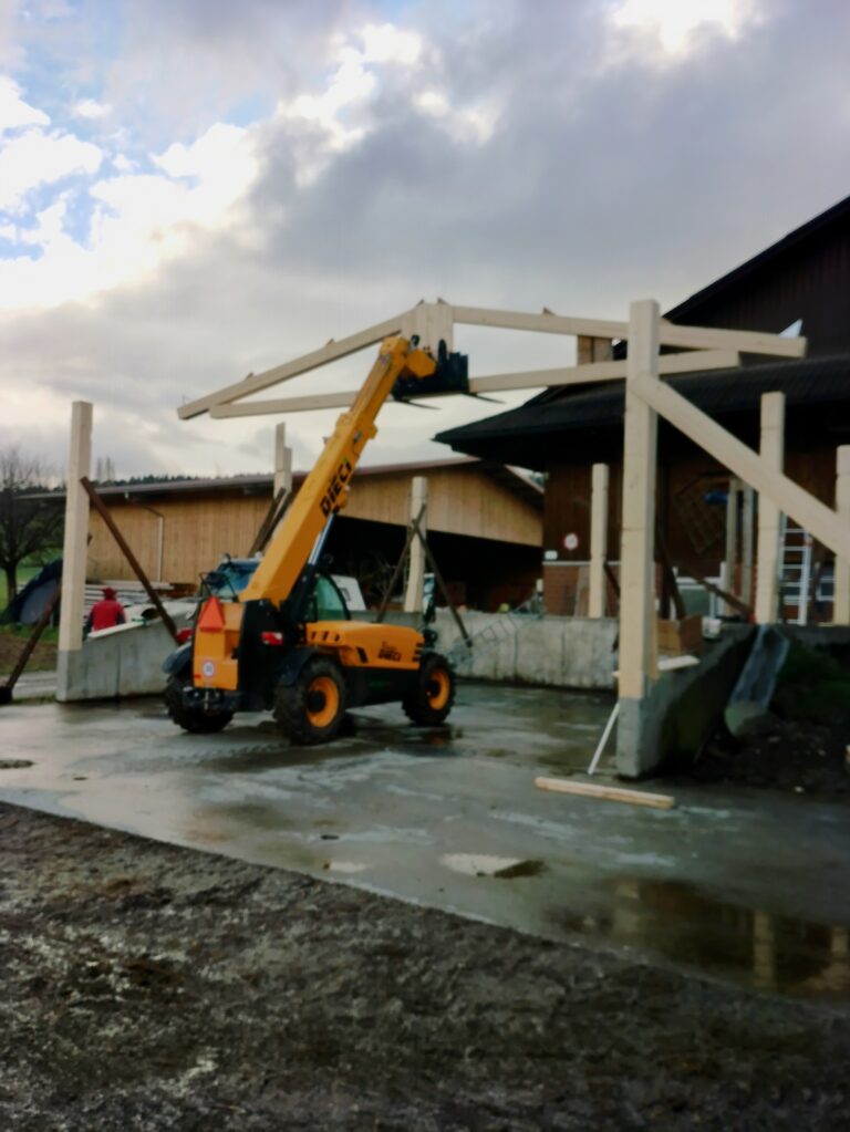 Bau Pferdestall